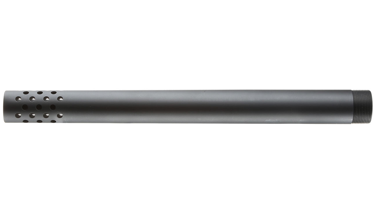 Ares Amoeba Aluminium Auenlauf mit integr. Muzzle Break 340 mm f. Striker schwarz Bild 3