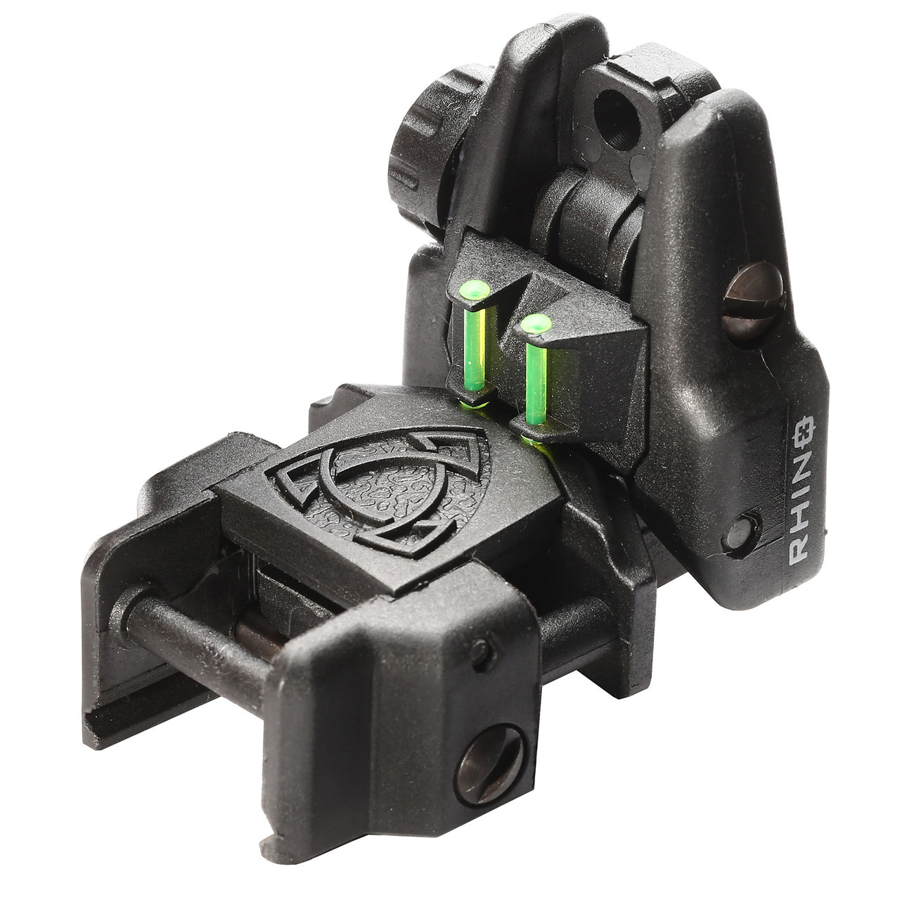 APS Rhino Flip-Up Zielvisier-Set mit integrierter Fiber-Optik schwarz Bild 1
