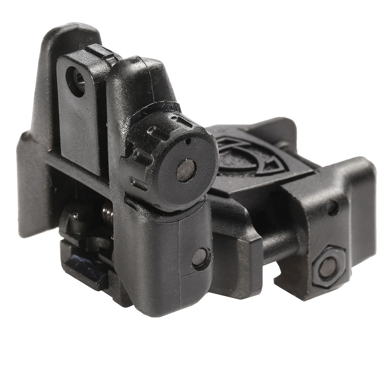 APS Rhino Flip-Up Zielvisier-Set mit integrierter Fiber-Optik schwarz Bild 1
