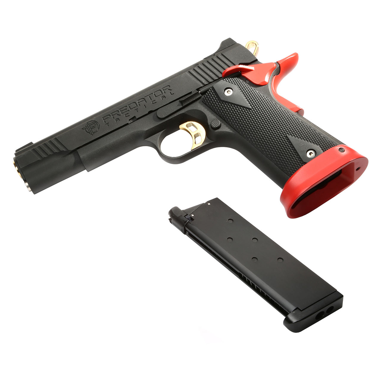 Ersatzteilset King Arms Predator Tactical Iron Shrike Vollmetall GBB 6mm BB Red-Edition Bild 4