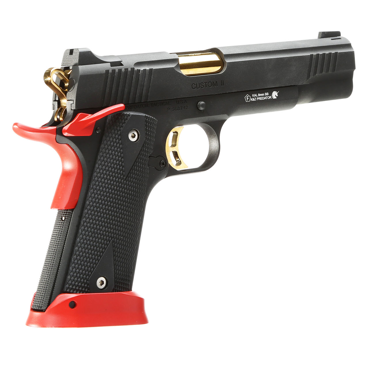 Ersatzteilset King Arms Predator Tactical Iron Shrike Vollmetall GBB 6mm BB Red-Edition Bild 6