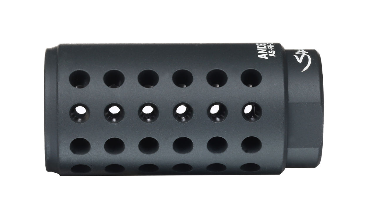 Ares Amoeba Aluminum Flash-Hider Type-005 f. Striker S1 Snipergewehr schwarz Bild 2