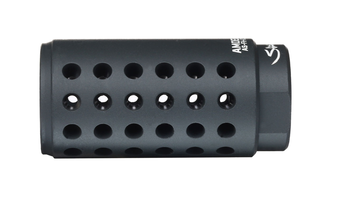Ares Amoeba Aluminum Flash-Hider Type-005 f. Striker S1 Snipergewehr schwarz Bild 2