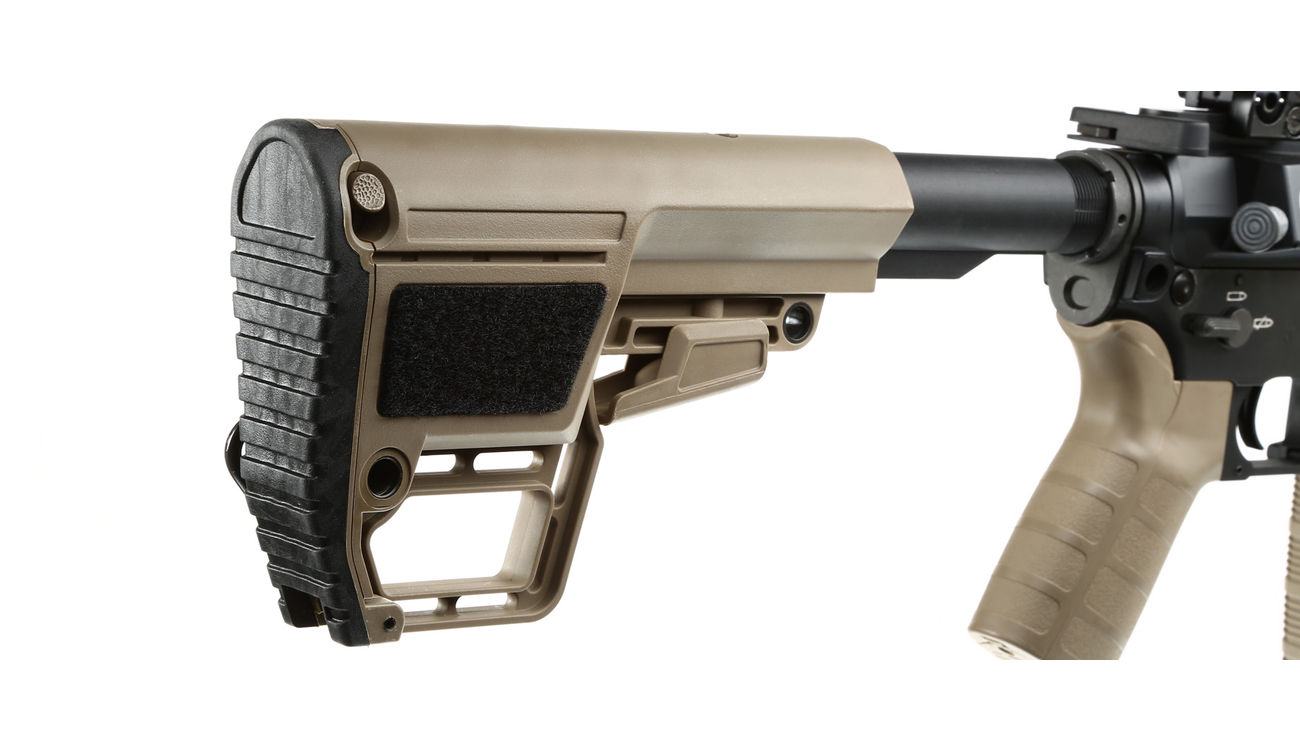 King Arms M4 TWS KeyMod CQB Elite Vollmetall S-AEG 6mm BB Dark Earth Bild 8