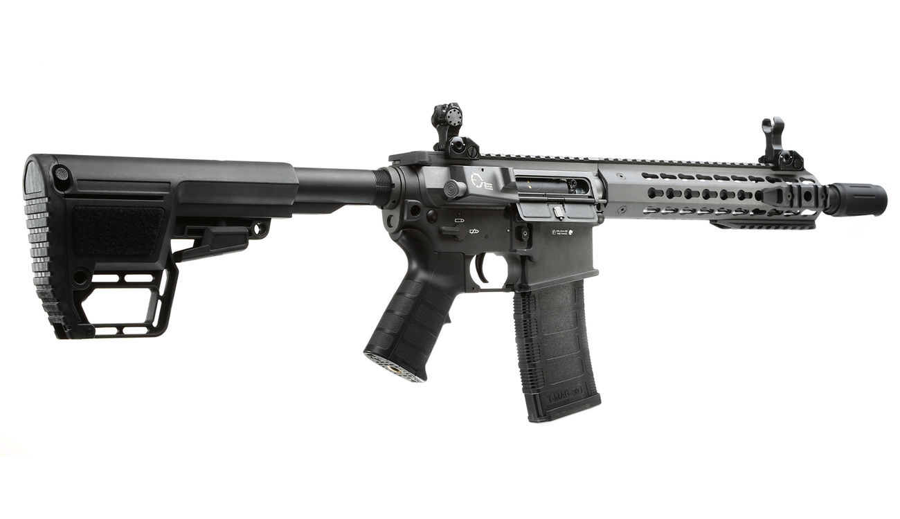 King Arms M4 TWS KeyMod CQB Elite Vollmetall S-AEG 6mm BB Urban Grey Bild 3