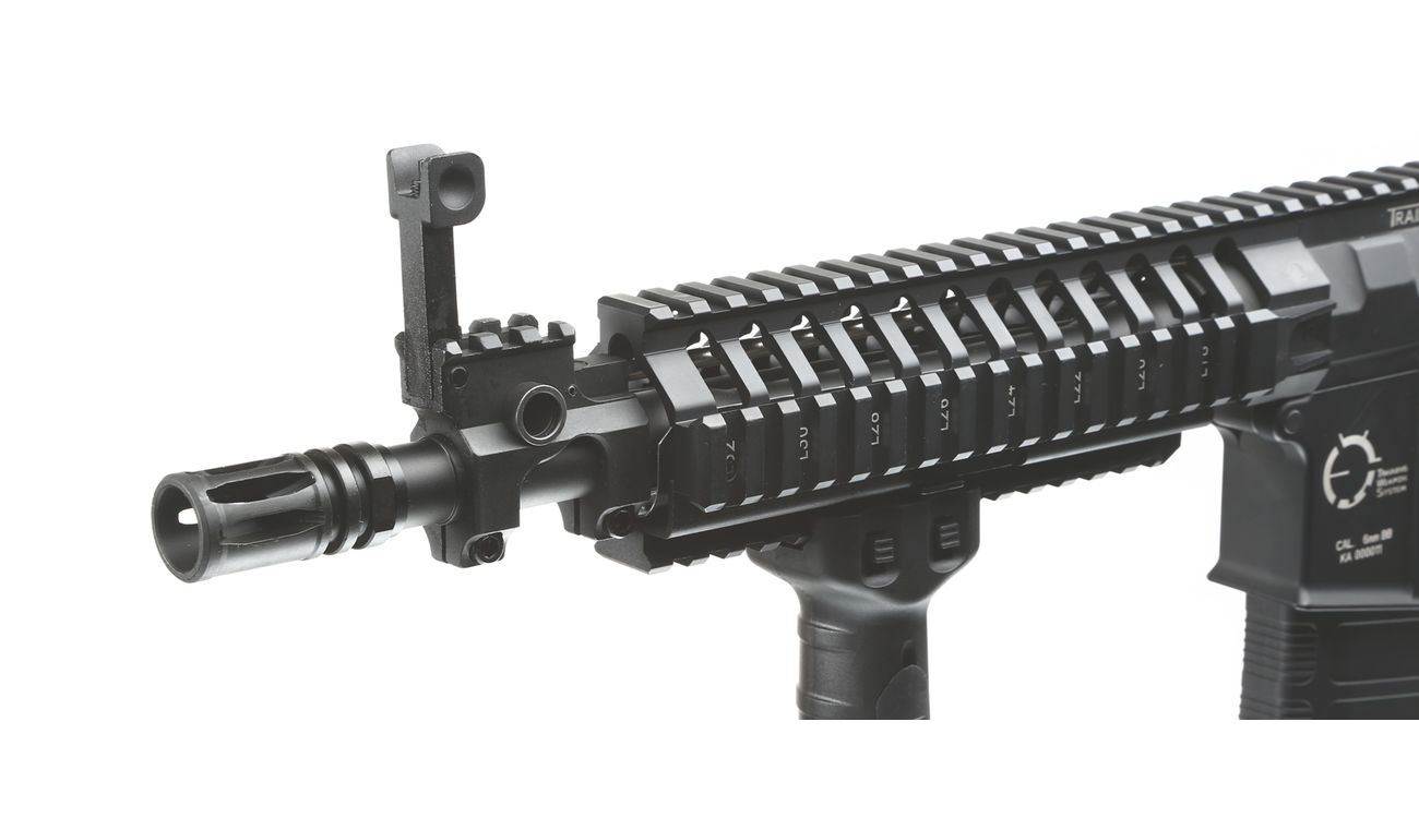 King Arms M4 TWS VIS CQB Elite Vollmetall S-AEG 6mm BB schwarz Bild 5