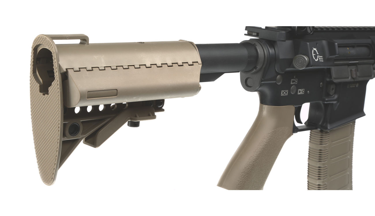 King Arms M4 TWS VIS Carbine Elite Vollmetall S-AEG 6mm BB Dark Earth Bild 8
