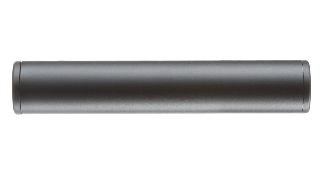 GK Tactical Aluminium Suppressor Silencer 190 x 35mm 14mm+ / 14mm- schwarz Bild 3
