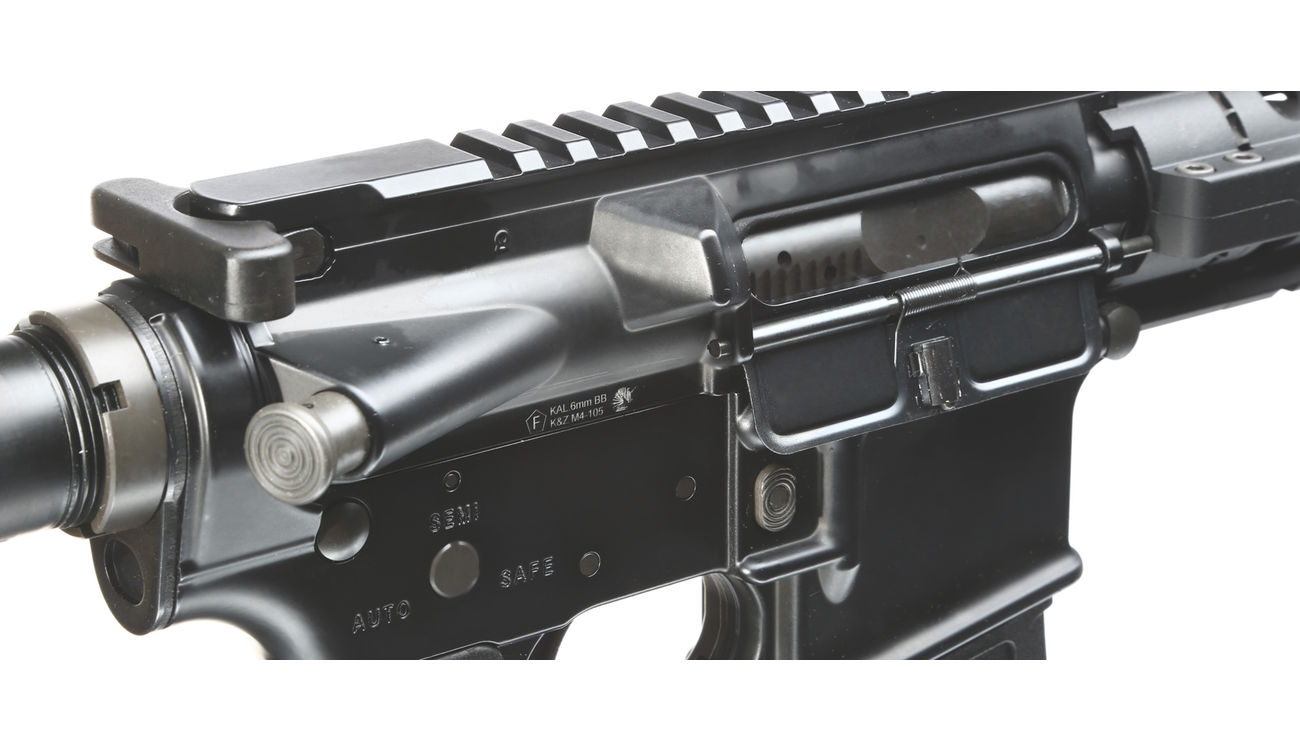 GHK M4 KeyMod MOD1 V2 Navy Seal 10.5 Zoll Vollmetall Gas-Blow-Back 6mm BB schwarz Bild 7