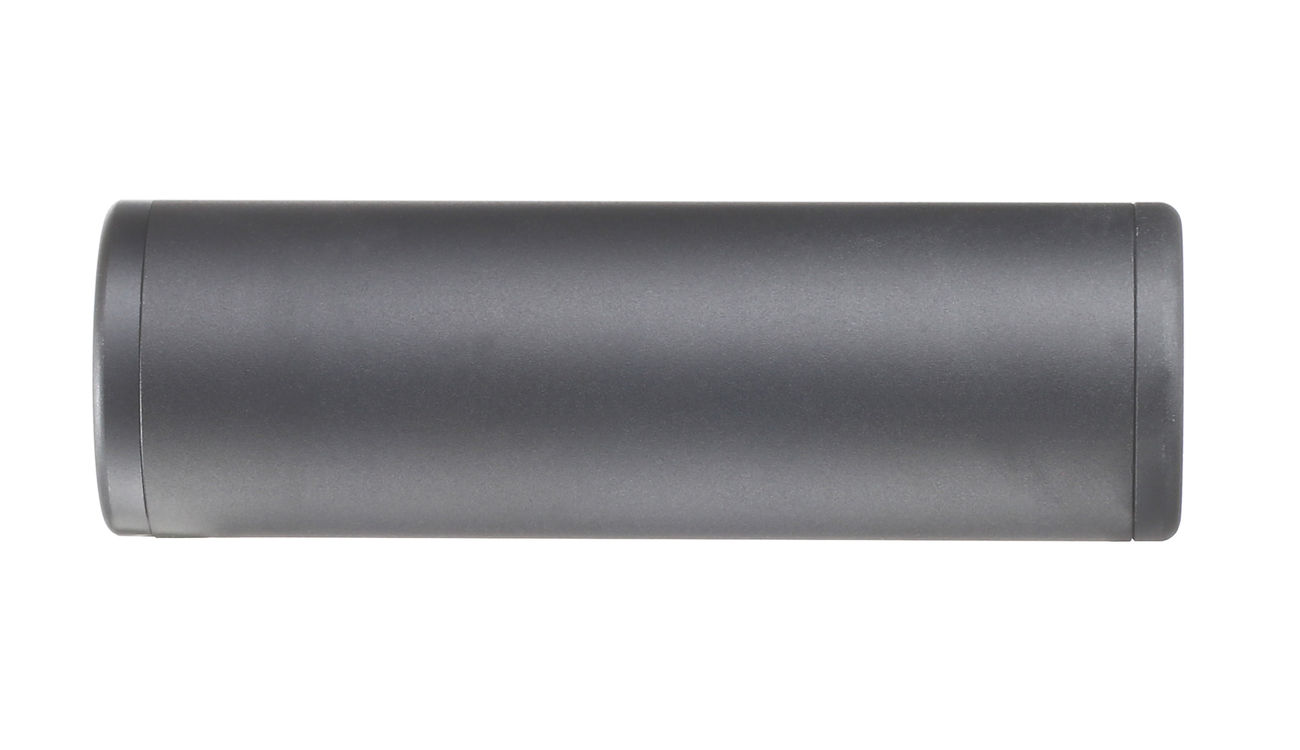 GK Tactical Aluminium Suppressor Silencer 110 x 35mm 14mm+ / 14mm- schwarz Bild 3