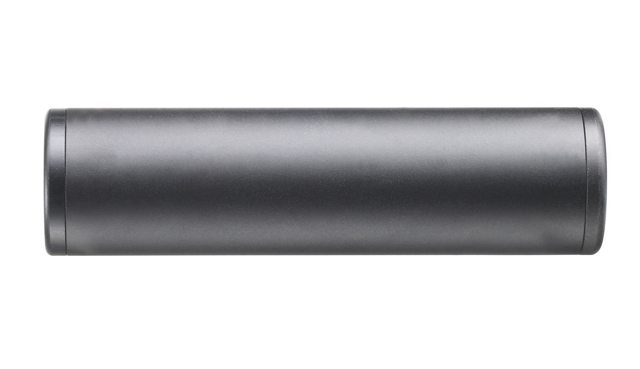 GK Tactical Aluminium Suppressor Silencer 130 x 35mm 14mm+ / 14mm- schwarz Bild 3