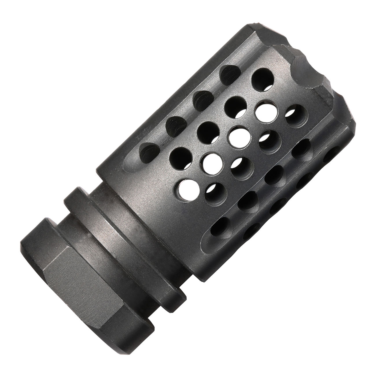 Dytac SLR Stahl Synergy Mini Compensator Flash Hider Stahlgrau 14mm 