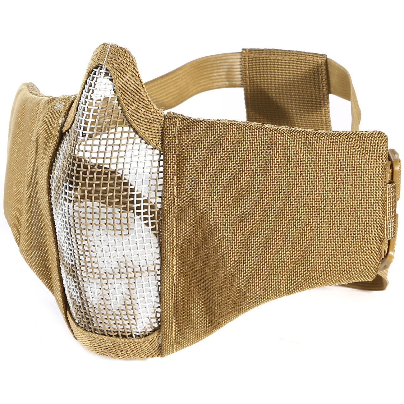 101 INC Airsoft Gittermaske coyote mit Totenkopf Bild 1