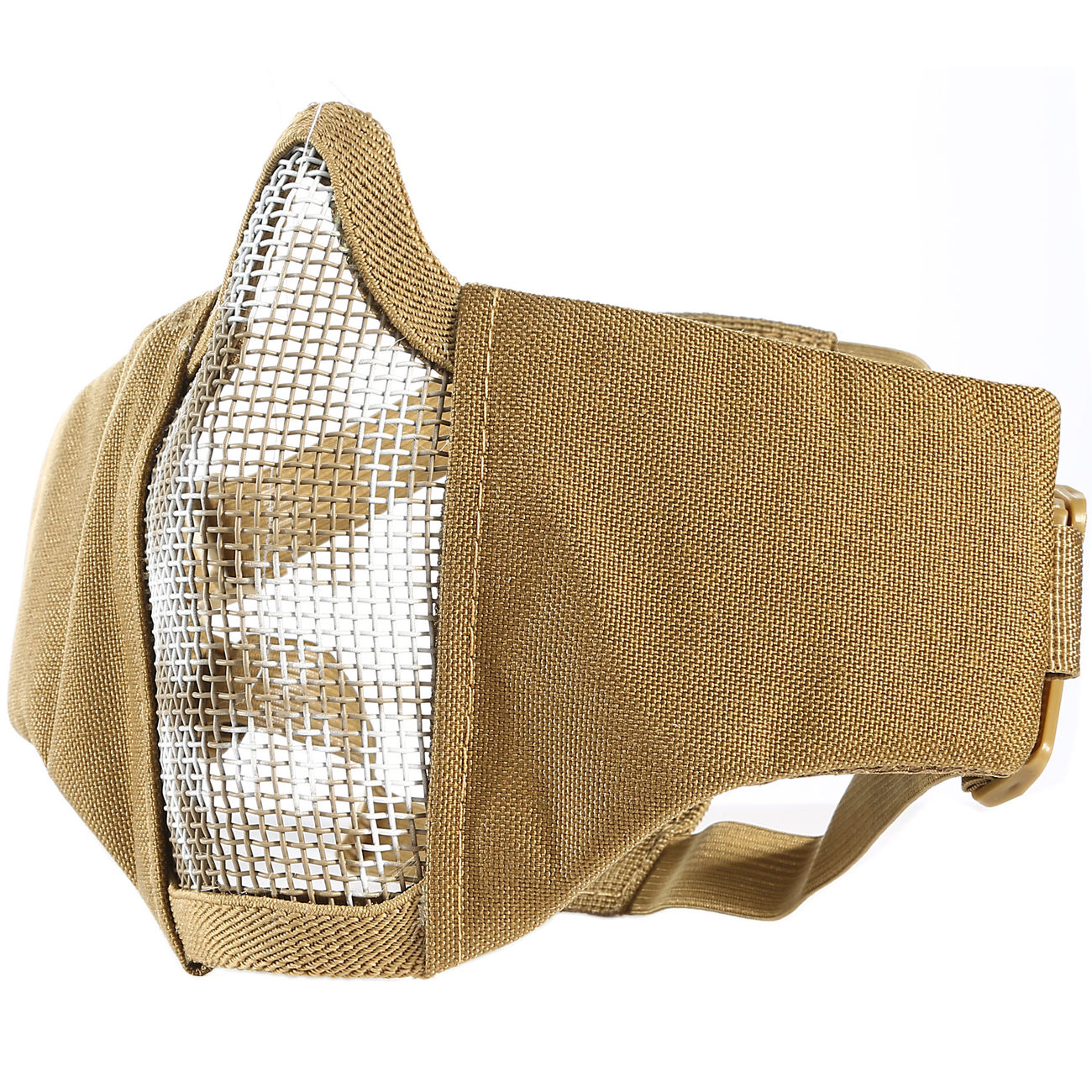 101 INC Airsoft Gittermaske coyote mit Totenkopf Bild 2