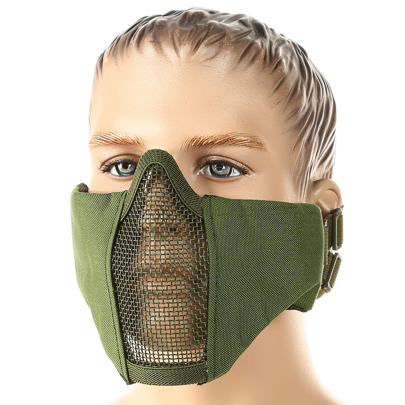 101 INC. Airsoft Gittermaske grün