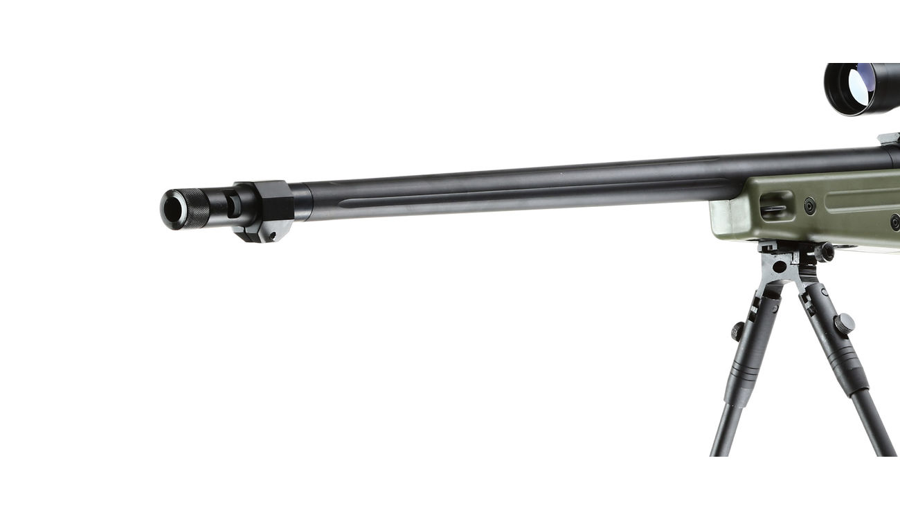 Well MB4409D Russian Tactical Snipergewehr inkl. Zweibein / Zielfernrohr Springer 6mm BB oliv Bild 4