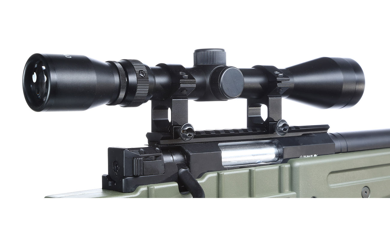 Well MB4409D Russian Tactical Snipergewehr inkl. Zweibein / Zielfernrohr Springer 6mm BB oliv Bild 6