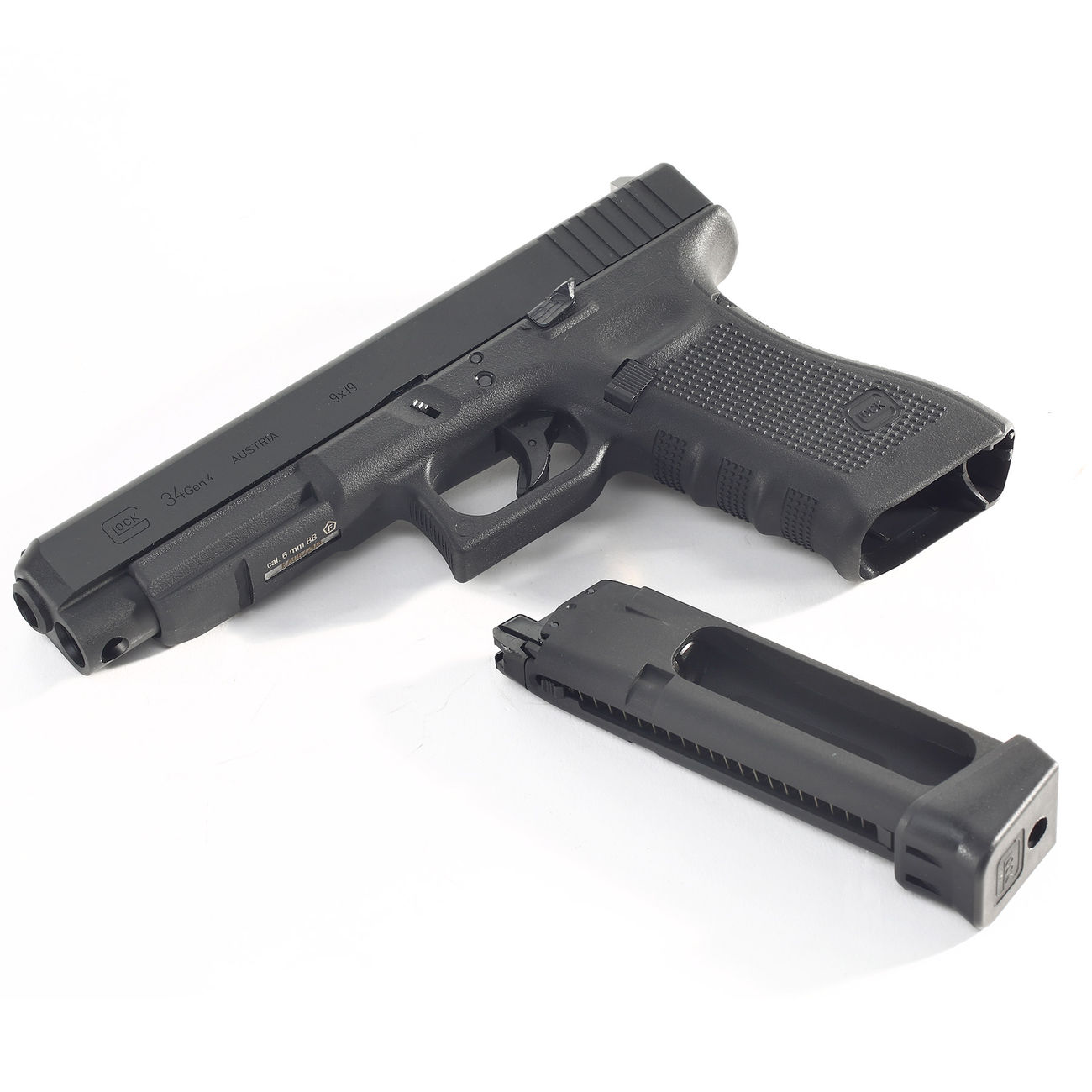 VFC Glock 34 Gen. 4 mit CNC-Metallschlitten GBB 6mm BB schwarz - Deluxe-Edition Bild 3