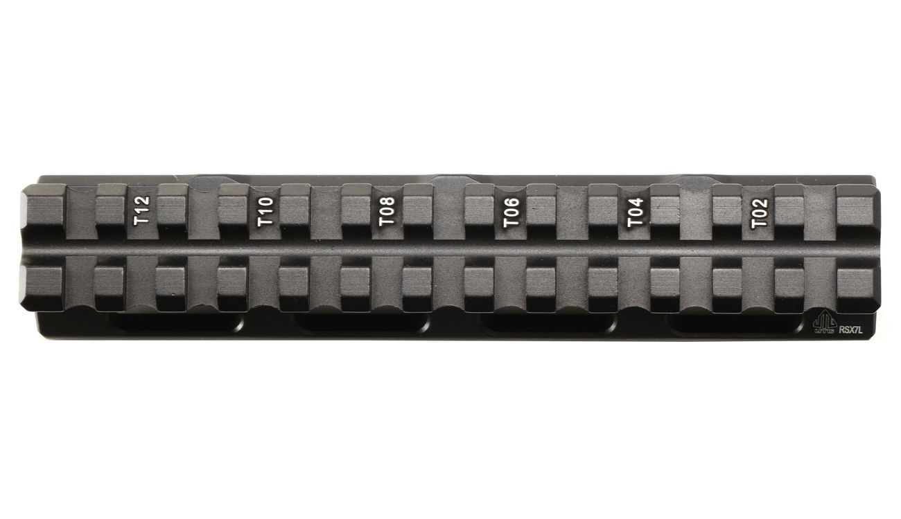 UTG Super Slim Scope-Riser 1 Zoll High Profile 13 Slots f. 20 - 22mm Schienen schwarz Bild 1