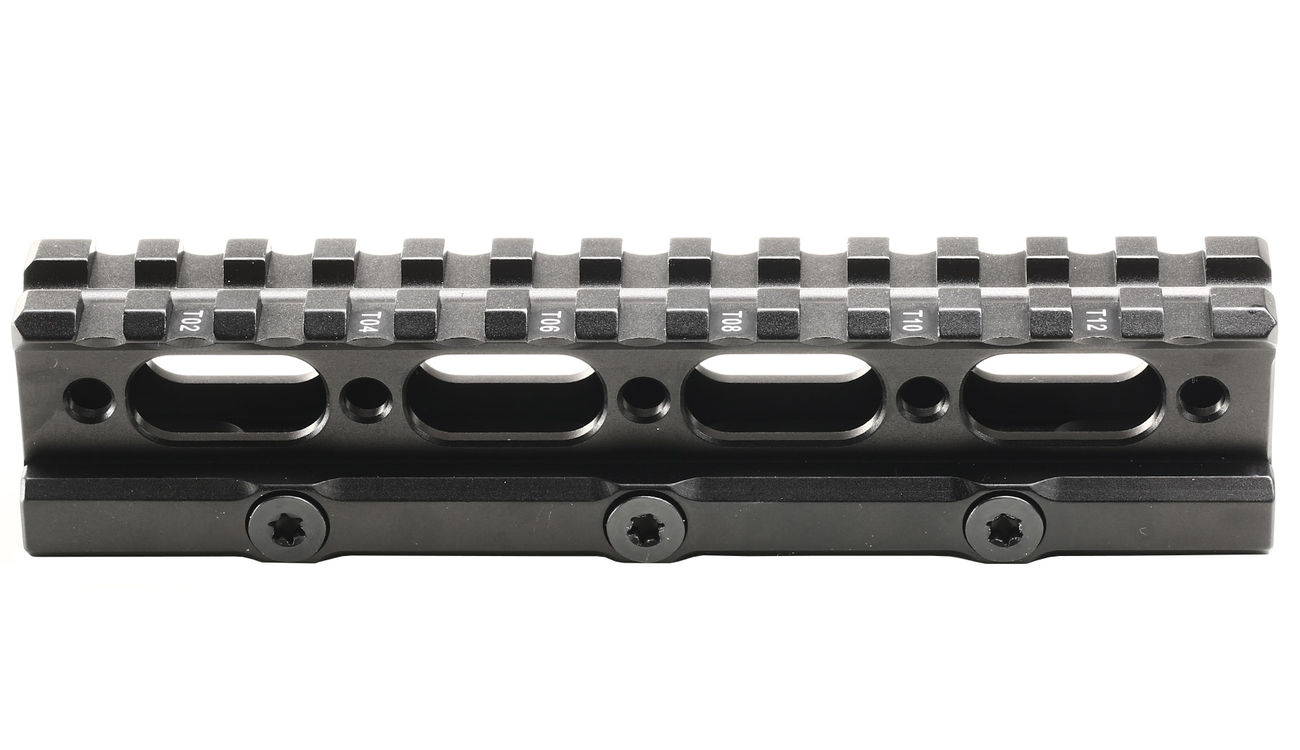 UTG Super Slim Scope-Riser 0.75 Zoll Medium Profile 13 Slots f. 20 - 22mm Schienen schwarz Bild 1