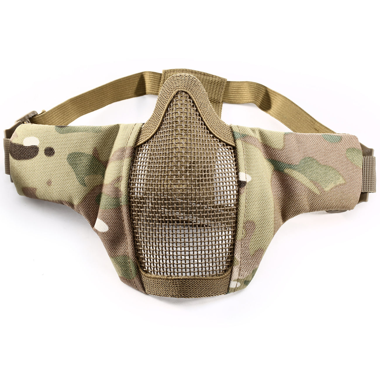 WoSport WST Airsoft Gittermaske Lower Face MC-Camo Bild 2