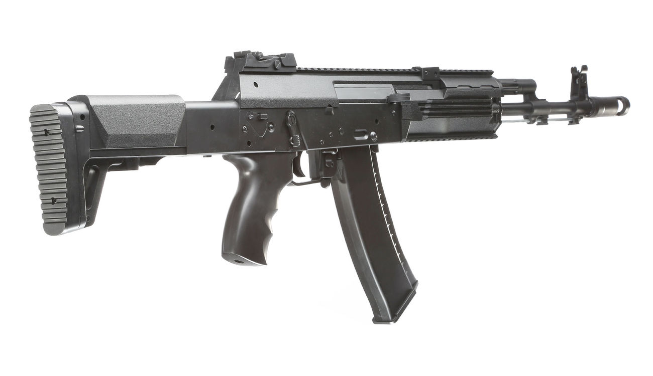 Well AK12 Softair Komplettset AEG 6mm BB schwarz Bild 3