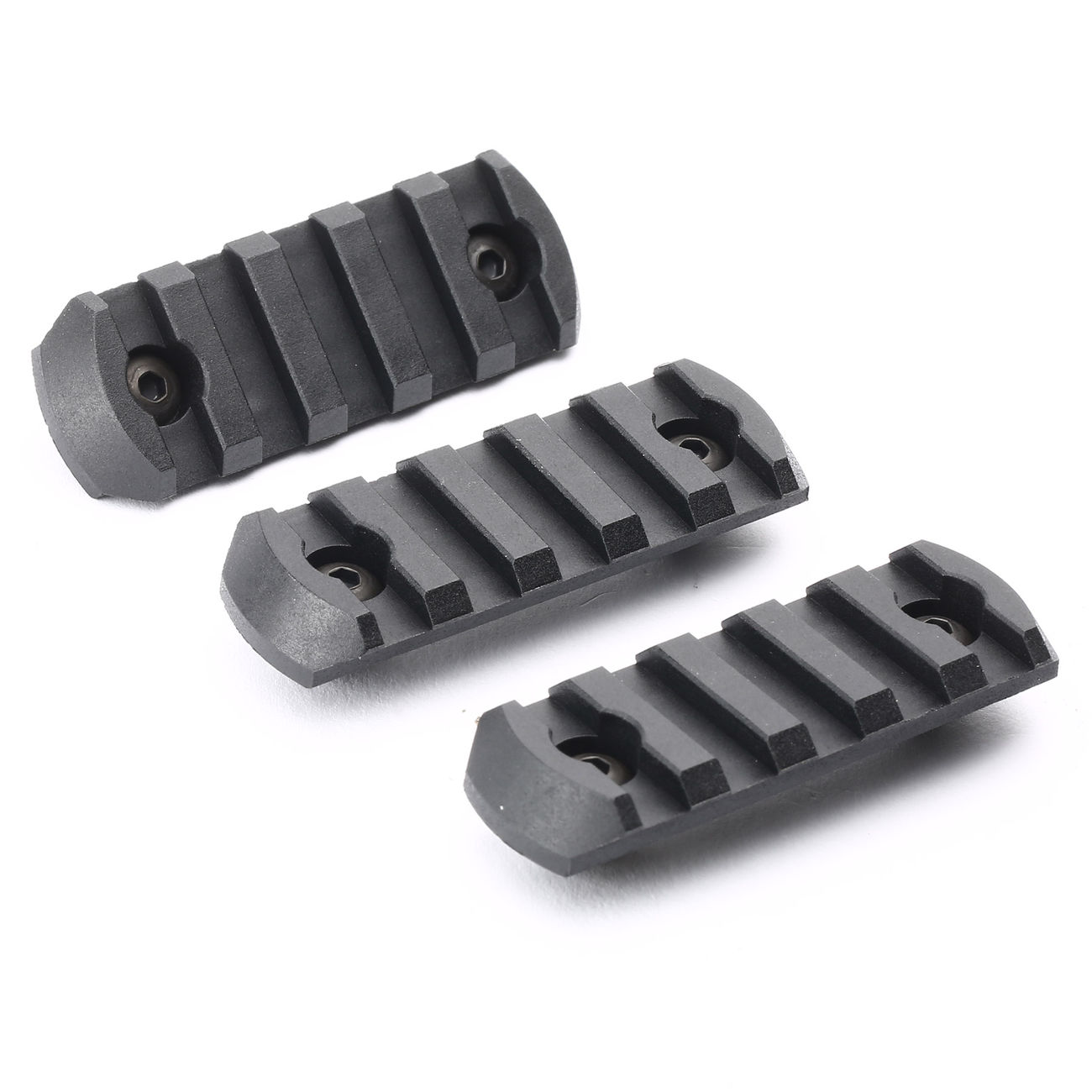 VFC M-Lok 21mm Polymer-Schienen Set 5 Slots / 60mm (3 Stck) schwarz Bild 2