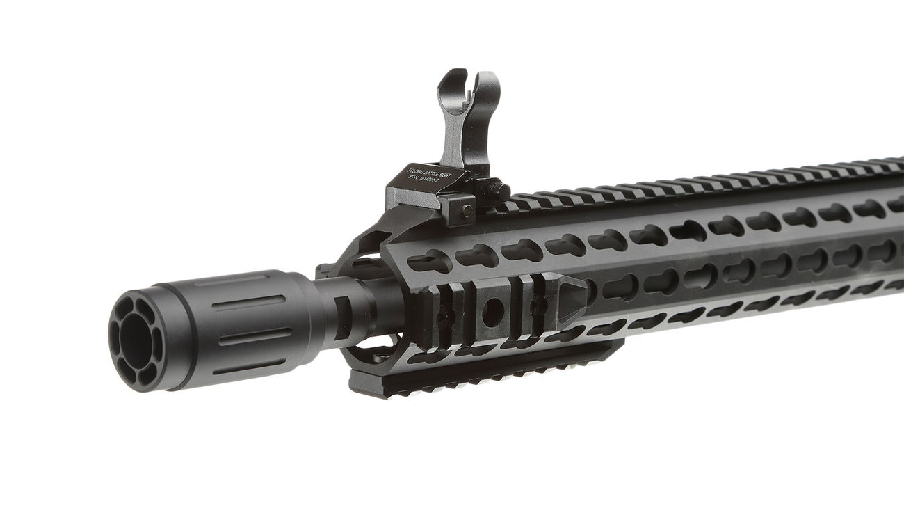 King Arms M4 TWS KeyMod Carbine Elite Vollmetall S-AEG 6mm BB schwarz Bild 5