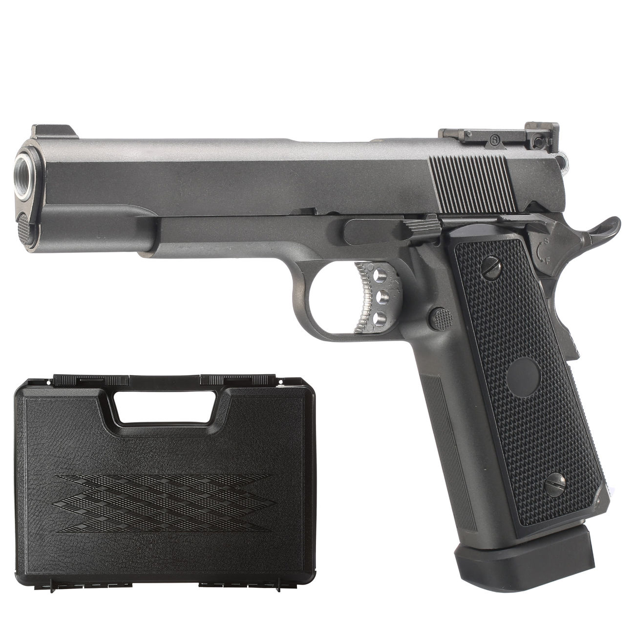 Ersatzteilset Well M1911 Hi-Capa 5.1 TAC1 Vollmetall CO2 Blowback 6mm BB grau