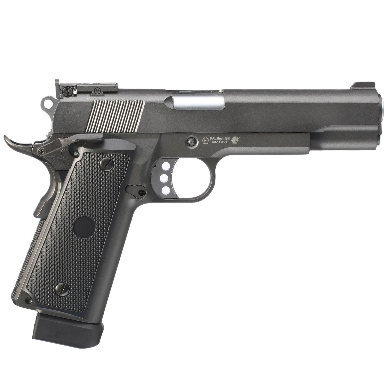 Ersatzteilset Well M1911 Hi-Capa 5.1 TAC1 Vollmetall CO2 Blowback 6mm BB grau Bild 2