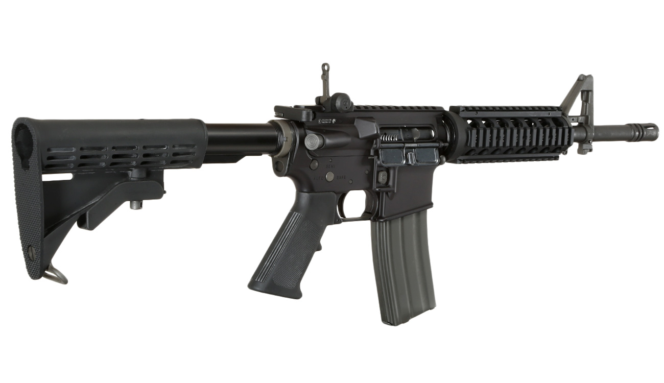 GHK Colt M4 RAS V2 12.5 Zoll Vollmetall Gas-Blow-Back 6mm BB schwarz Bild 3