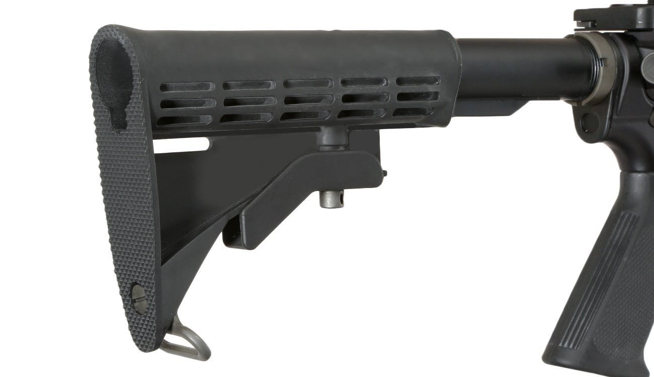 GHK Colt M4A1 Sopmod V2 14.5 Zoll Vollmetall Gas-Blow-Back 6mm BB schwarz Bild 1