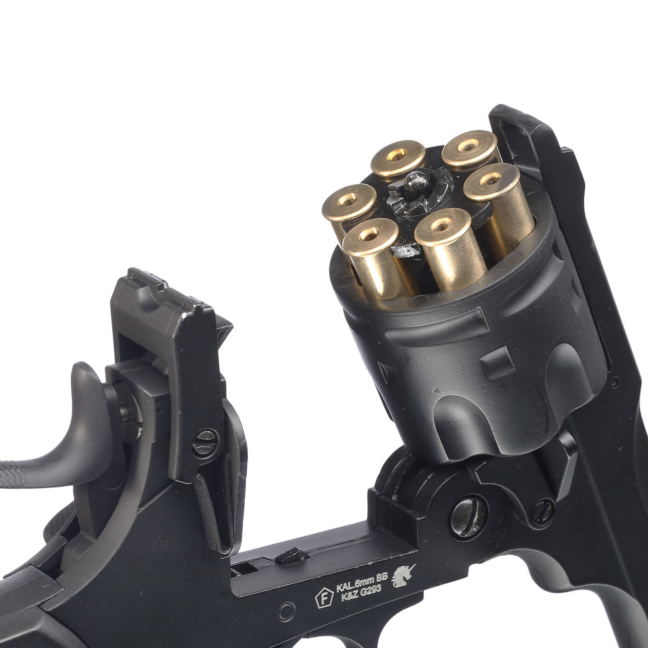 Well MK VI Revolver Vollmetall CO2 6mm BB schwarz Bild 1