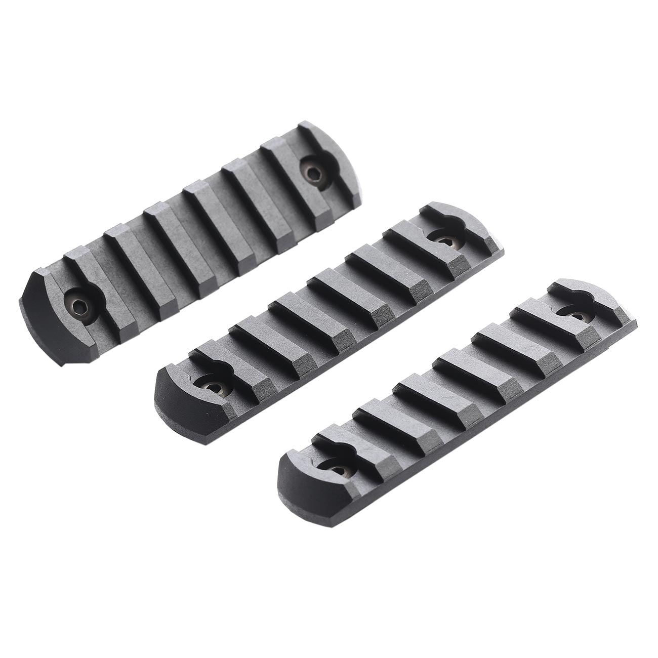 VFC LOCK 21mm Polymer-Schienen Set 7 Slots / 80mm (3 Stck) schwarz Bild 2