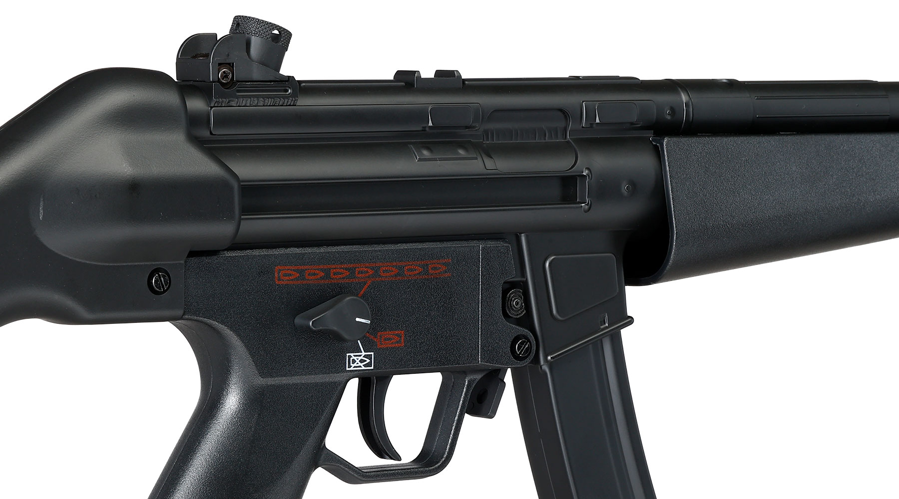 Jing Gong JG5 A4 Pro-Series Airsoft S-AEG 6mm BB schwarz Bild 7