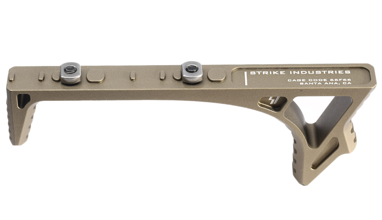 Strike Industries KeyMod / M-Lok Aluminium SI Link Curved Frontgriff Flat Dark Earth Bild 4