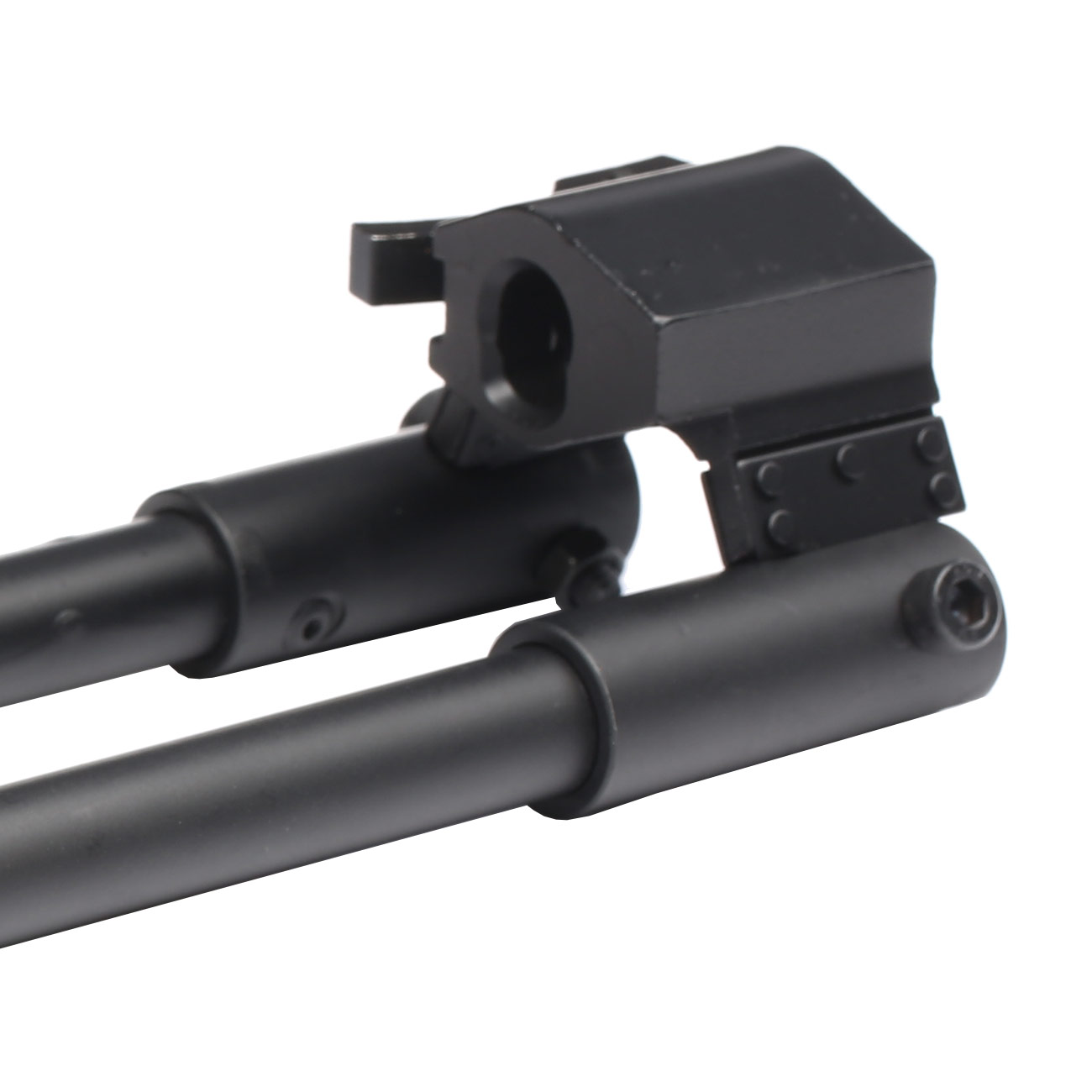 Echo1 ASR Universal Sniper-Zweibein mit Gummifüße m. Direct-Mount Montage schwarz Bild 2