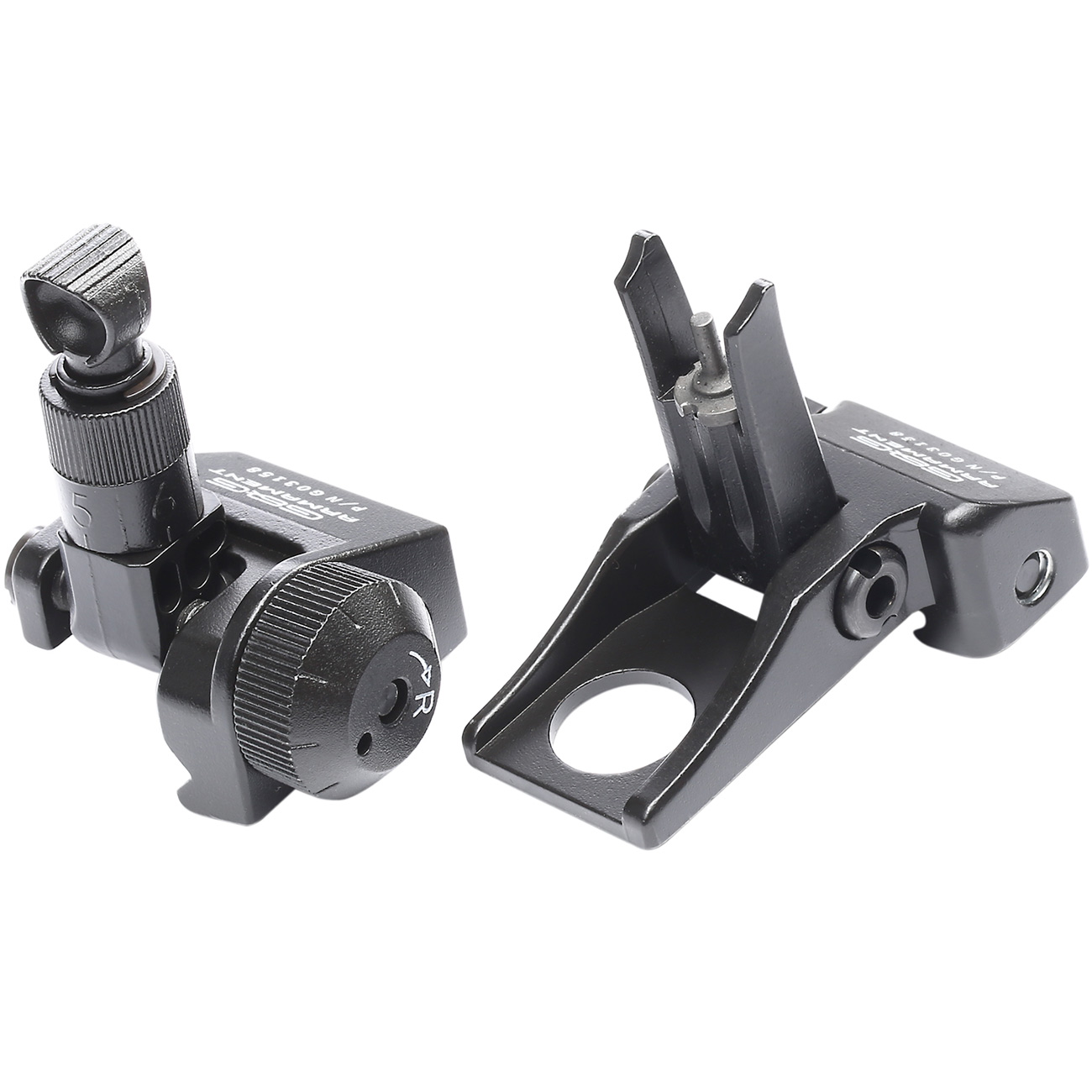 G&G Flip-Up Type-2 Sight Set Front / Rear fr 21mm Schienen schwarz Bild 1