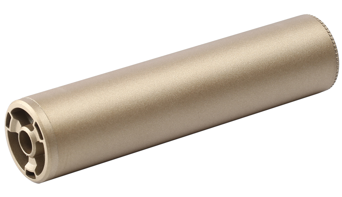 G&G Battle Owl Aluminium Tracer Unit Suppressor mit integriertem Akku 12mm- Desert Tan Bild 1