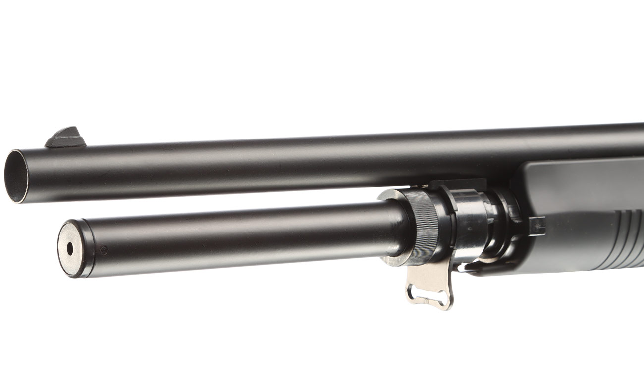 ASG Franchi SAS 12 Tri-Barrel Full Stock Version Airsoft Springer 6mm BB schwarz Bild 5