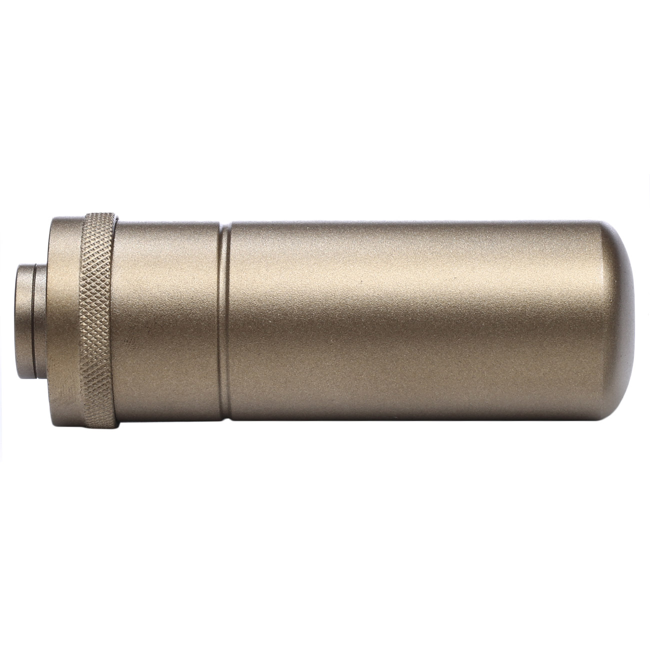 G&G Navy Seal Skull Frog Alumininium Suppressor 14mm- Desert Tan Bild 3