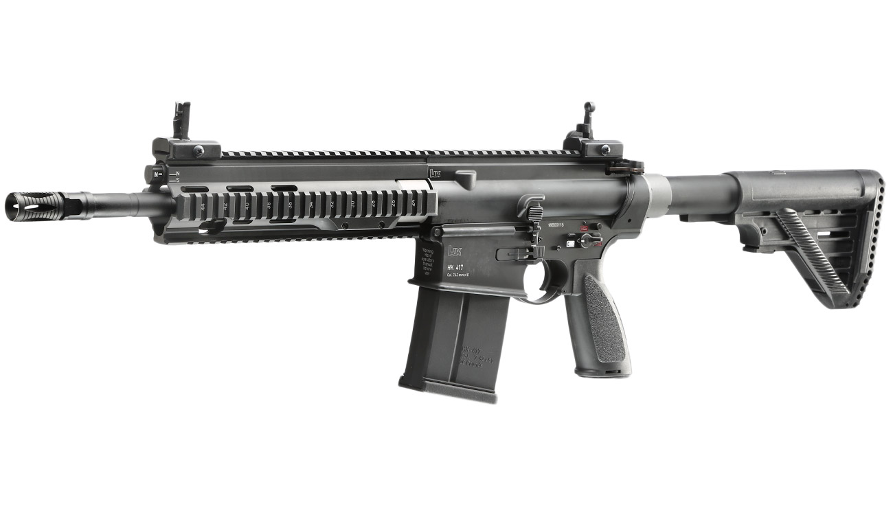 KWA Heckler & Koch HK417 A2 Vollmetall GasBlowBack 6mm BB schwarz Kotte & Zeller