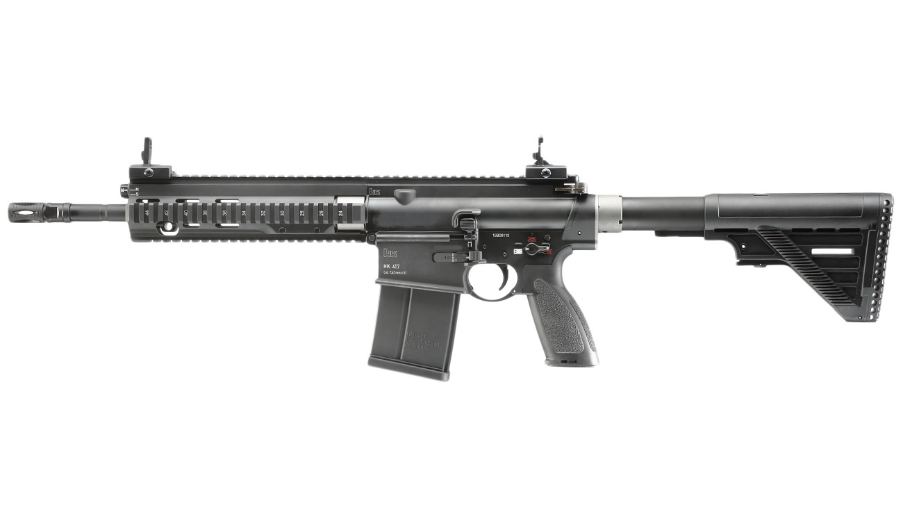 KWA Heckler & Koch HK417 A2 Vollmetall Gas-Blow-Back 6mm BB schwarz 1