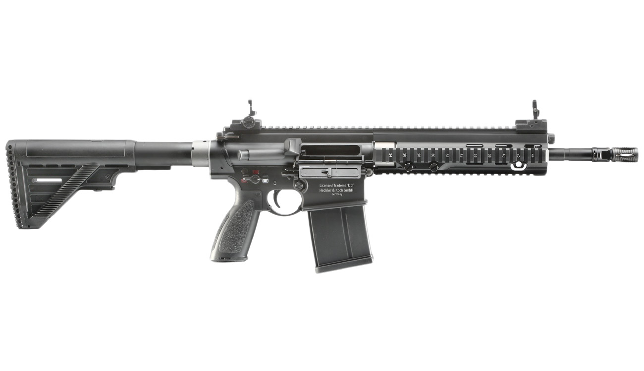 KWA Heckler & Koch HK417 A2 Vollmetall GasBlowBack 6mm BB schwarz