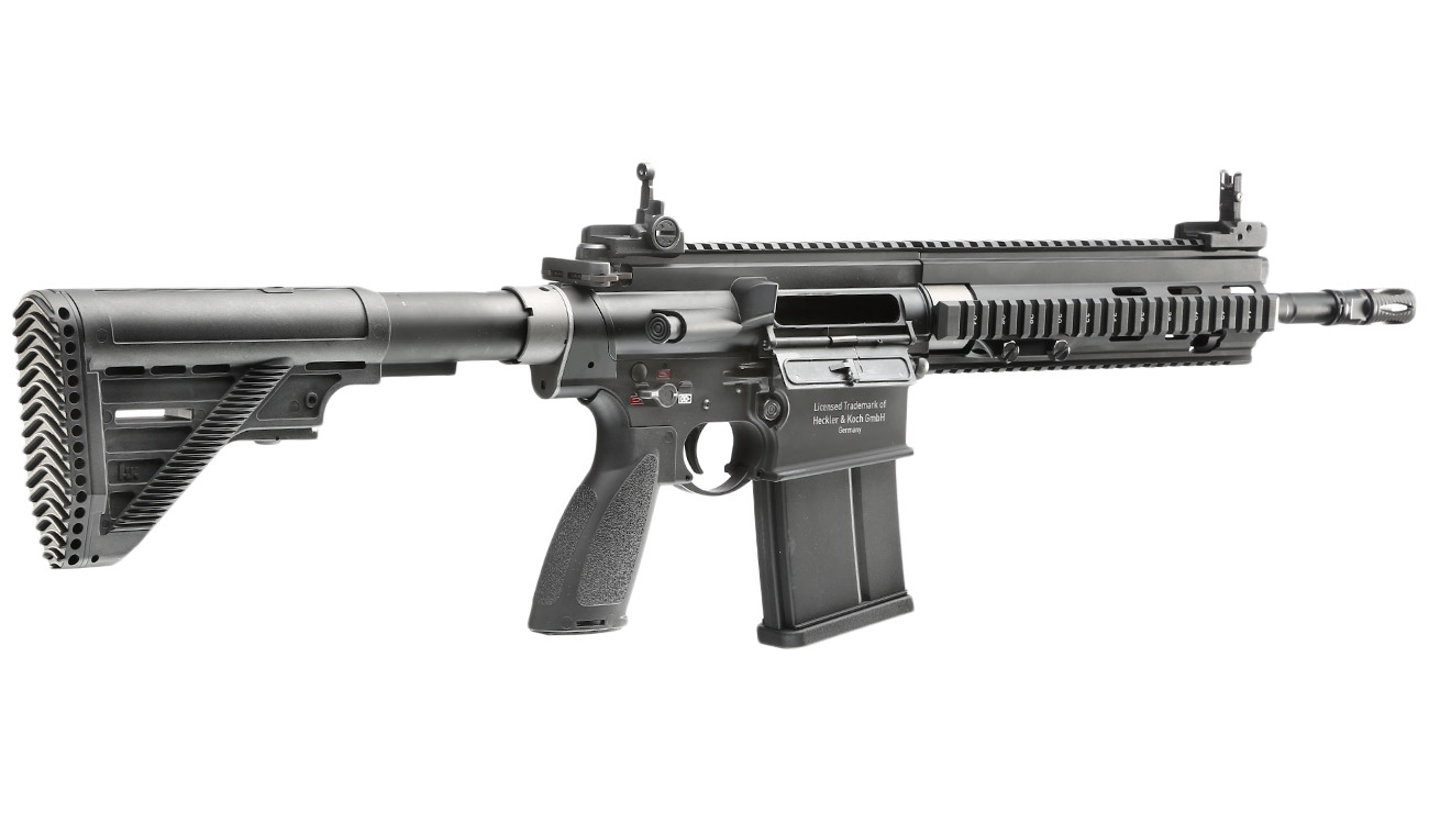 KWA Heckler & Koch HK417 A2 Vollmetall Gas-Blow-Back 6mm BB schwarz 3