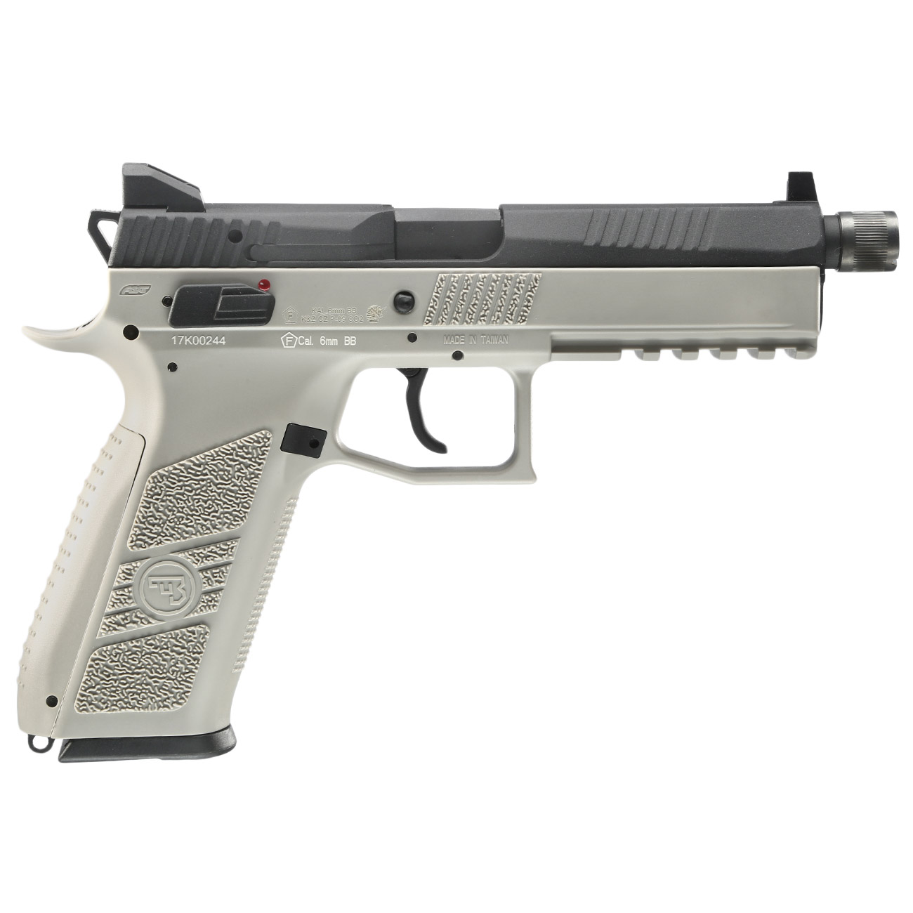 KJ Works CZ P-09 Duty mit Metallschlitten CO2BB 6mm BB Urban Grey Bild 2