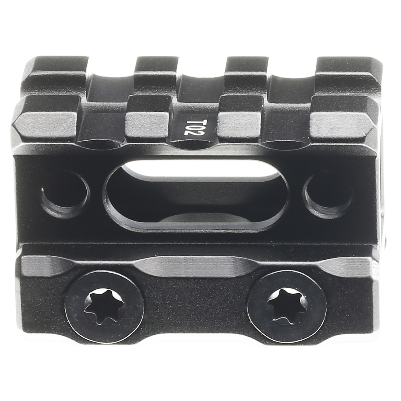 UTG Super Slim Scope-Riser 0.83 Zoll Medium Profile 3 Slots f. 20 - 22mm Schienen schwarz Bild 1