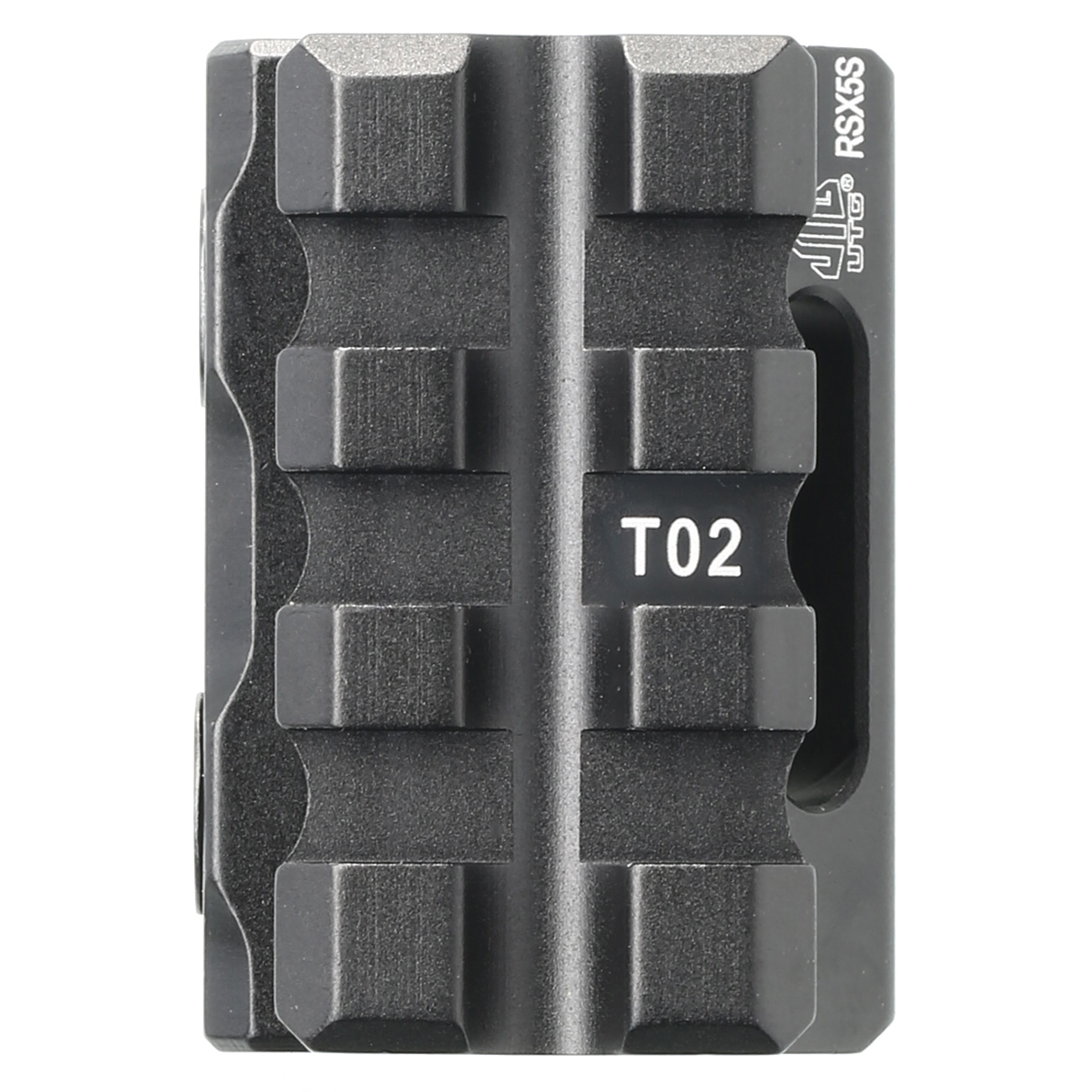 UTG Super Slim Scope-Riser 0.5 Zoll Low Profile 3 Slots f. 20 - 22mm Schienen schwarz Bild 1