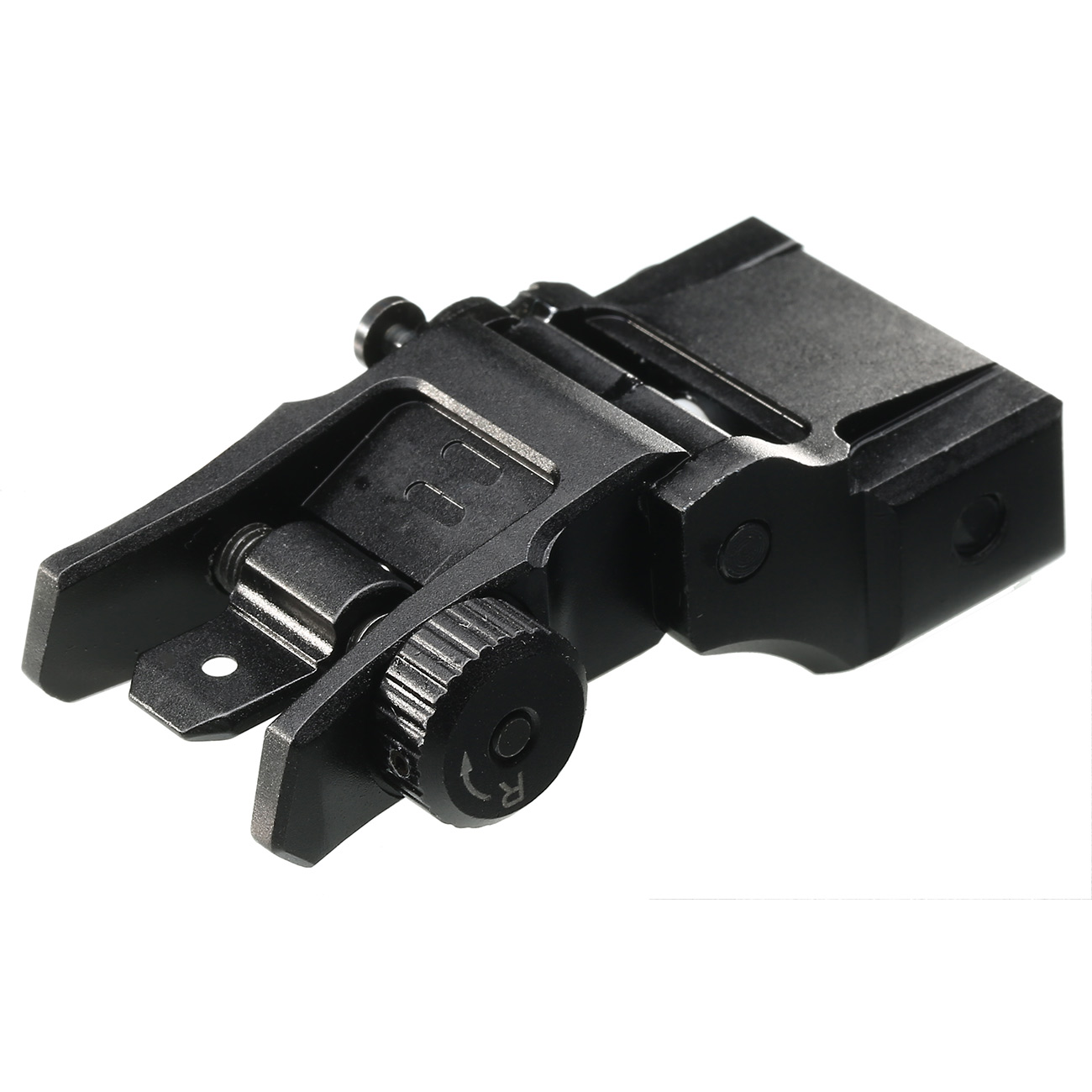 UTG Tactical Low Profile Flip-Up Rear Sight f. 21mm Schienen schwarz Bild 3