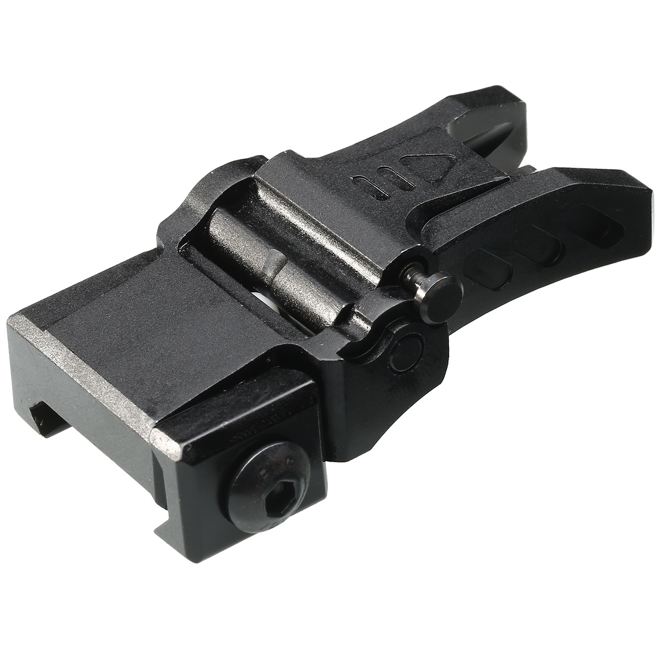 UTG Tactical Low Profile Flip-Up Front Sight f. 21mm Schienen schwarz Bild 2